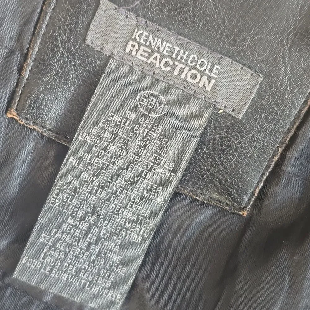Kenneth Cole Reaction | Kids Black Faux Leather Jacket